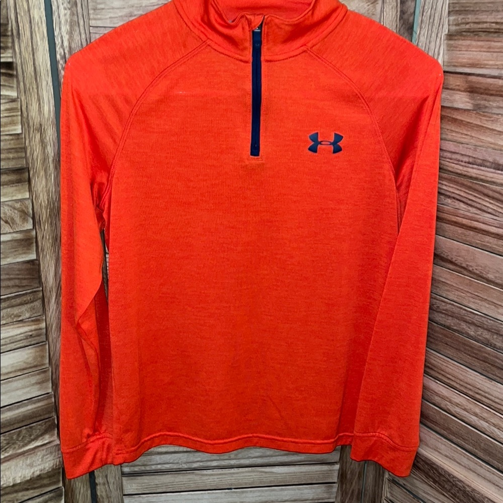 Under Armour Orange Quarter-Zip Pullover